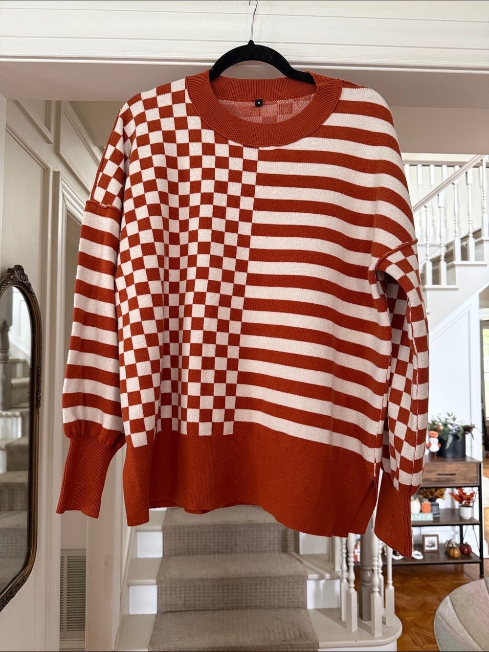 Amazon Brand Mixed Pattern Sweater